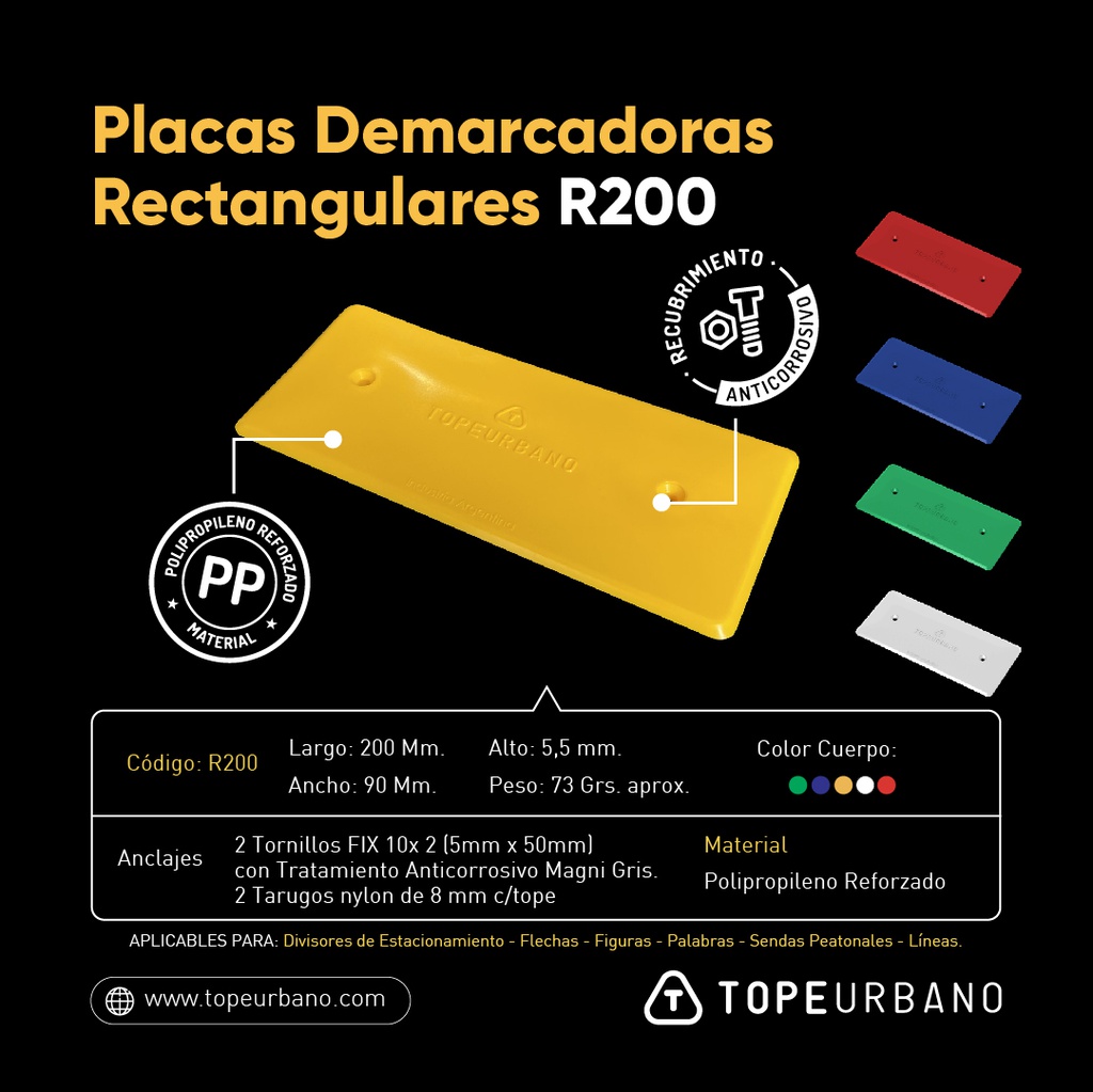 Kit Senda Peatonal Simple Premium - Placa Recta