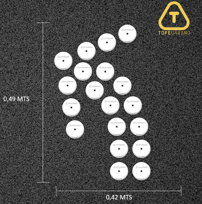 Kit Flecha Doble Curva 45 Izquierda- P60 (BLANCO)