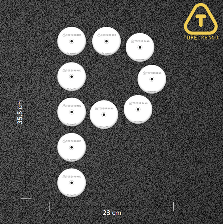 Kit Letra P - P60 (BLANCO)
