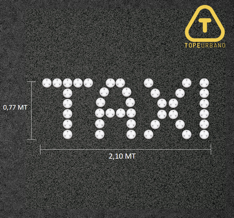 [KPALATAXBLPUN] Kit Palabra TAXI - P120 (BLANCO)