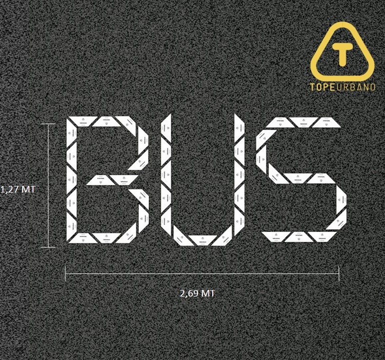 [KPALABUSBLPLA] Kit Palabra BUS - T280 (BLANCO)