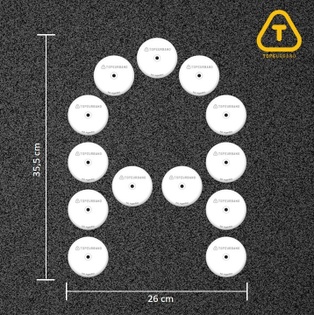 Kit Letra A - P60